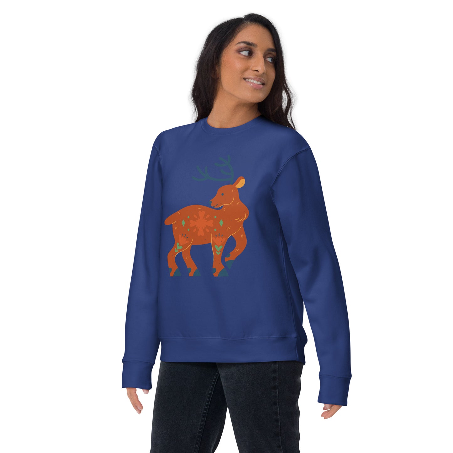 Sweatshirt premium unisexe - Cerf De Noël