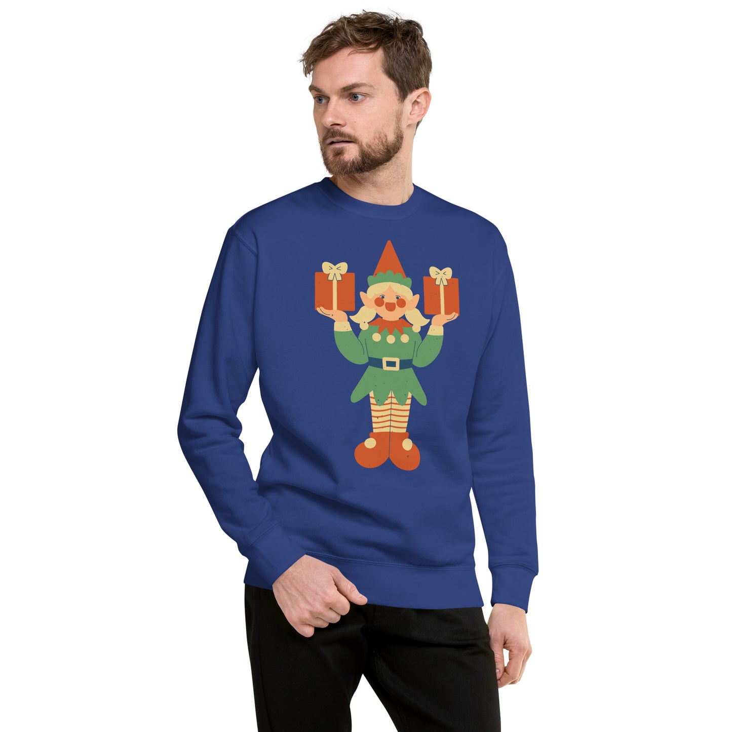 Sweatshirt premium unisexe - Lutin De Noël