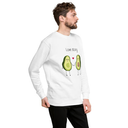 Sweatshirt premium unisexe - Avocado Couple