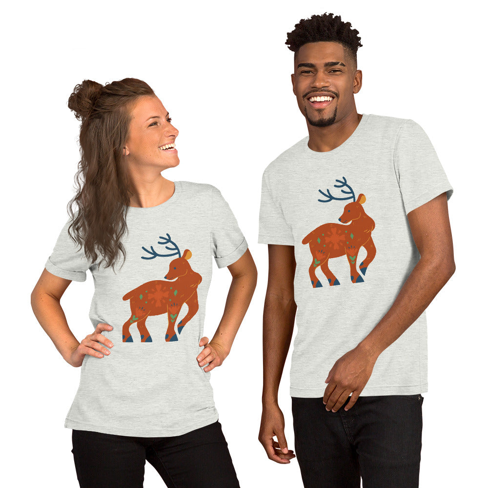 T-shirt unisexe - Cerf De Noël