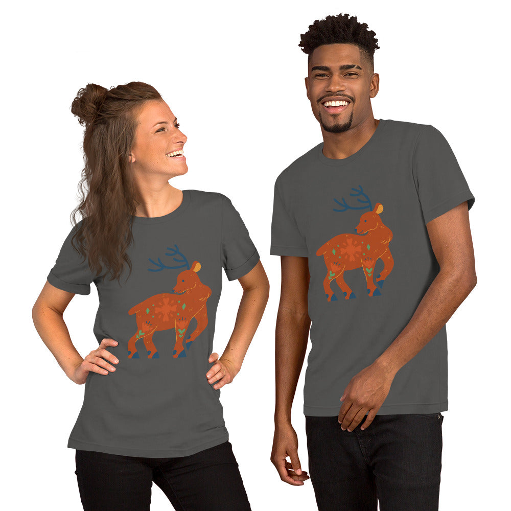 T-shirt unisexe - Cerf De Noël