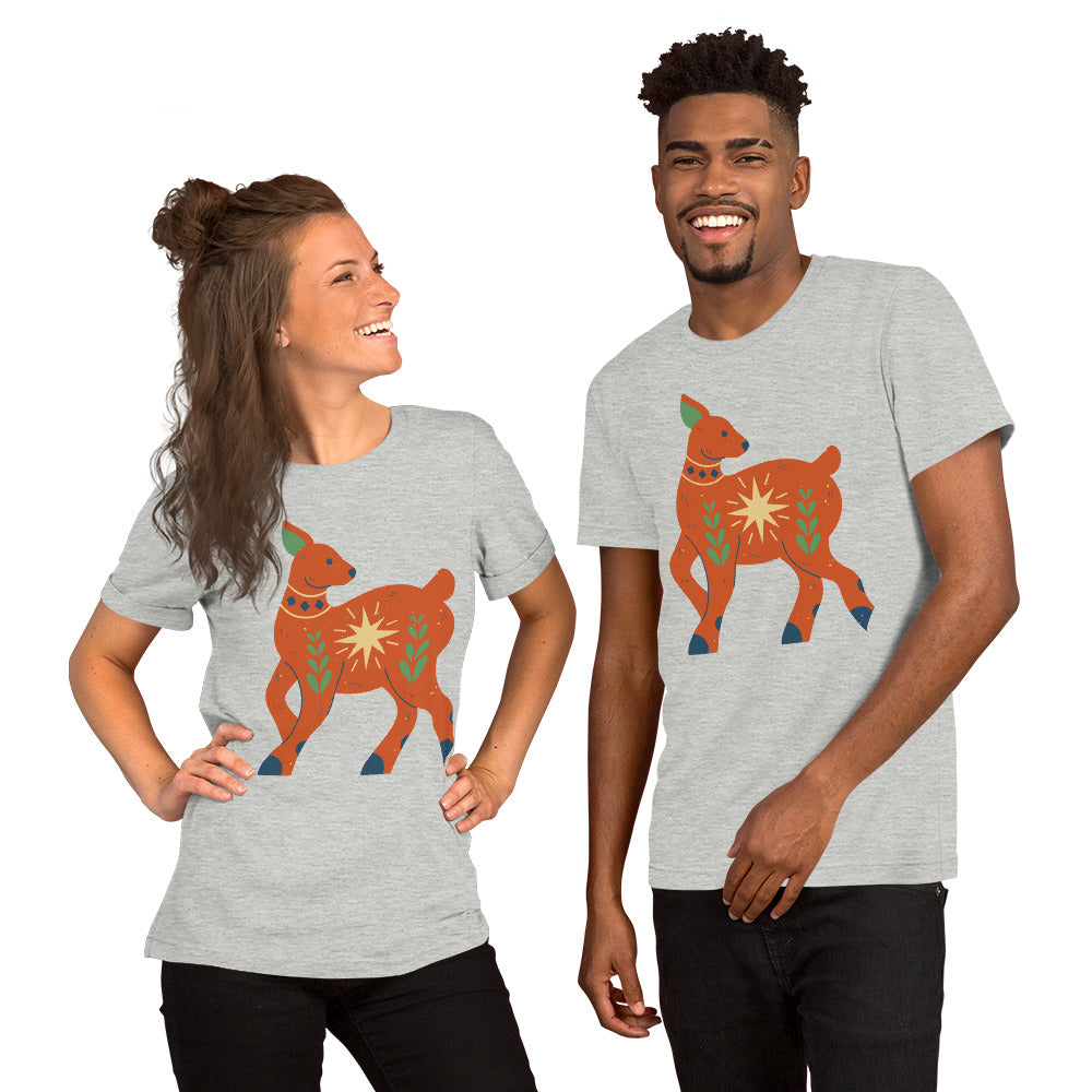 T-shirt unisexe - Cerf De Noël