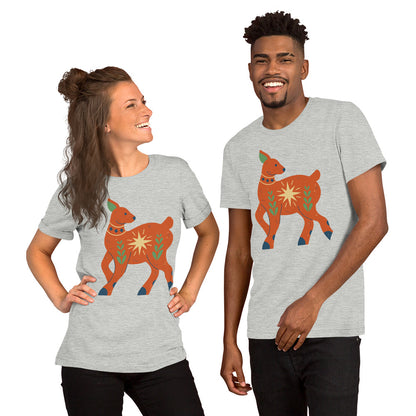 T-shirt unisexe - Cerf De Noël