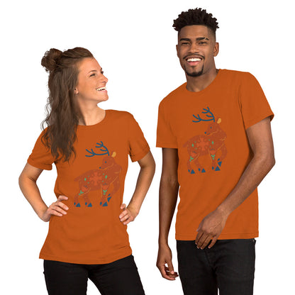 T-shirt unisexe - Cerf De Noël