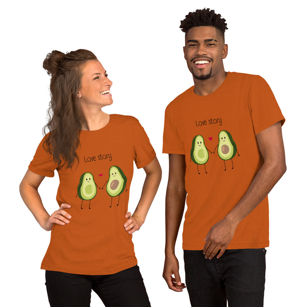 T-shirt unisexe - Avocado Couple