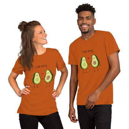 T-shirt unisexe - Avocado Couple