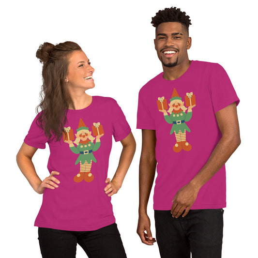 T-shirt unisexe - Lutin  De Noël