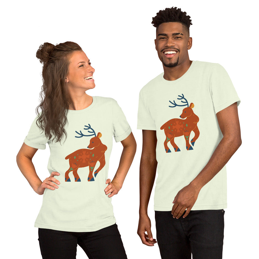 T-shirt unisexe - Cerf De Noël