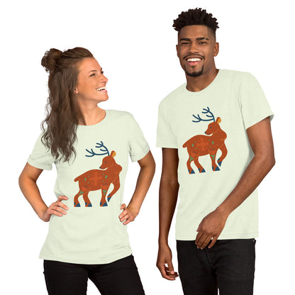 T-shirt unisexe - Cerf De Noël