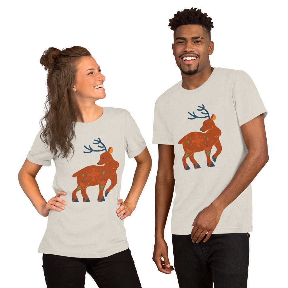 T-shirt unisexe - Cerf De Noël