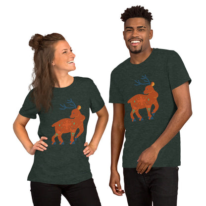 T-shirt unisexe - Cerf De Noël