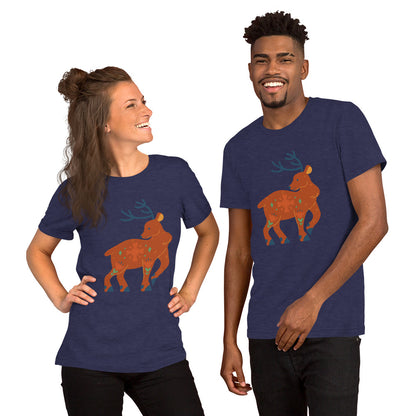T-shirt unisexe - Cerf De Noël