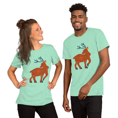 T-shirt unisexe - Cerf De Noël