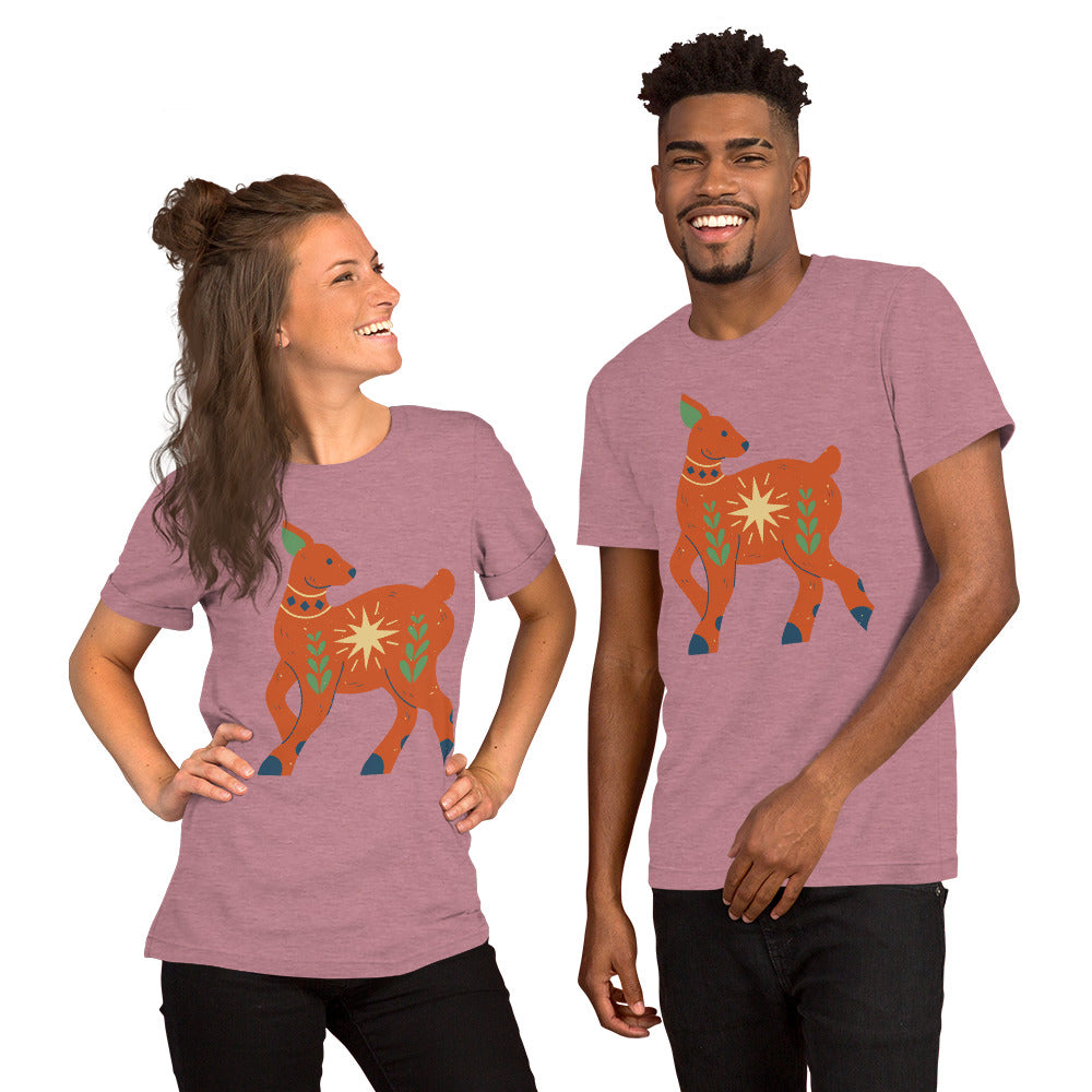 T-shirt unisexe - Cerf De Noël