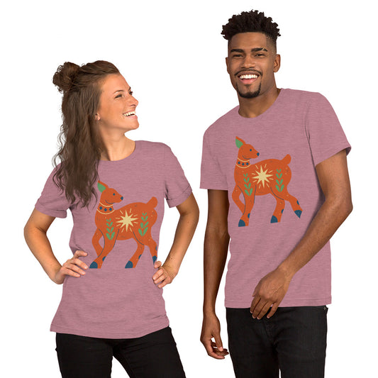 T-shirt unisexe - Cerf De Noël