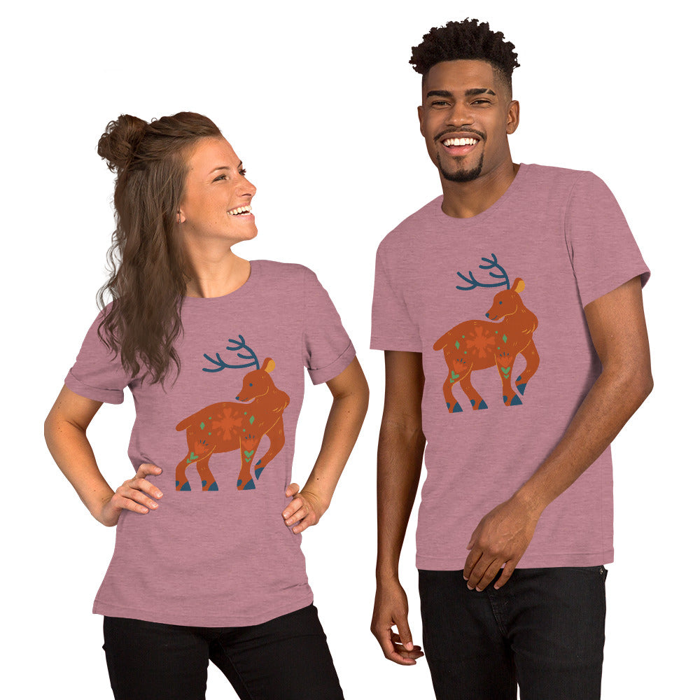 T-shirt unisexe - Cerf De Noël