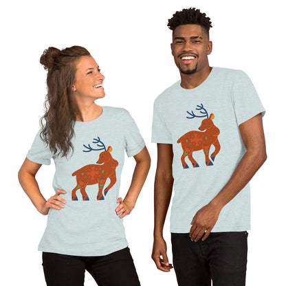 T-shirt unisexe - Cerf De Noël