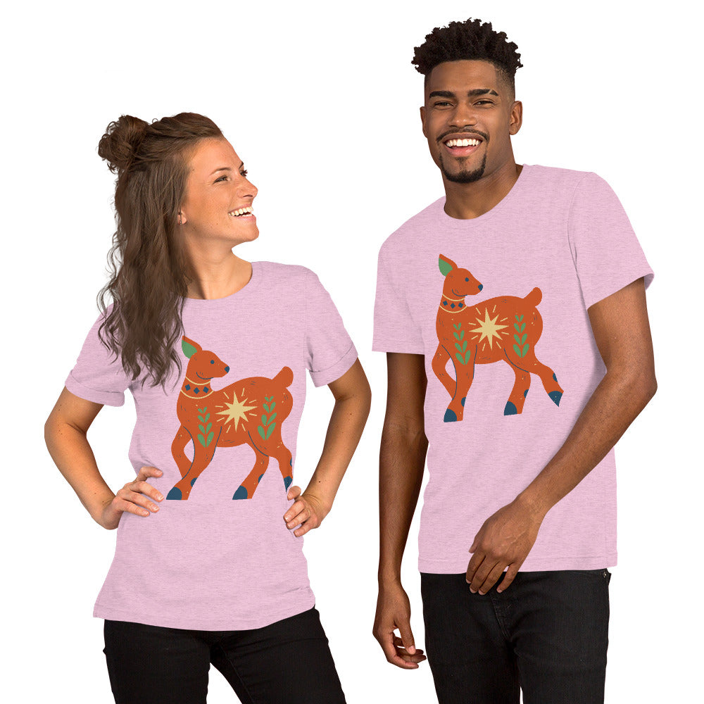 T-shirt unisexe - Cerf De Noël