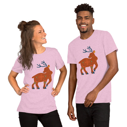 T-shirt unisexe - Cerf De Noël