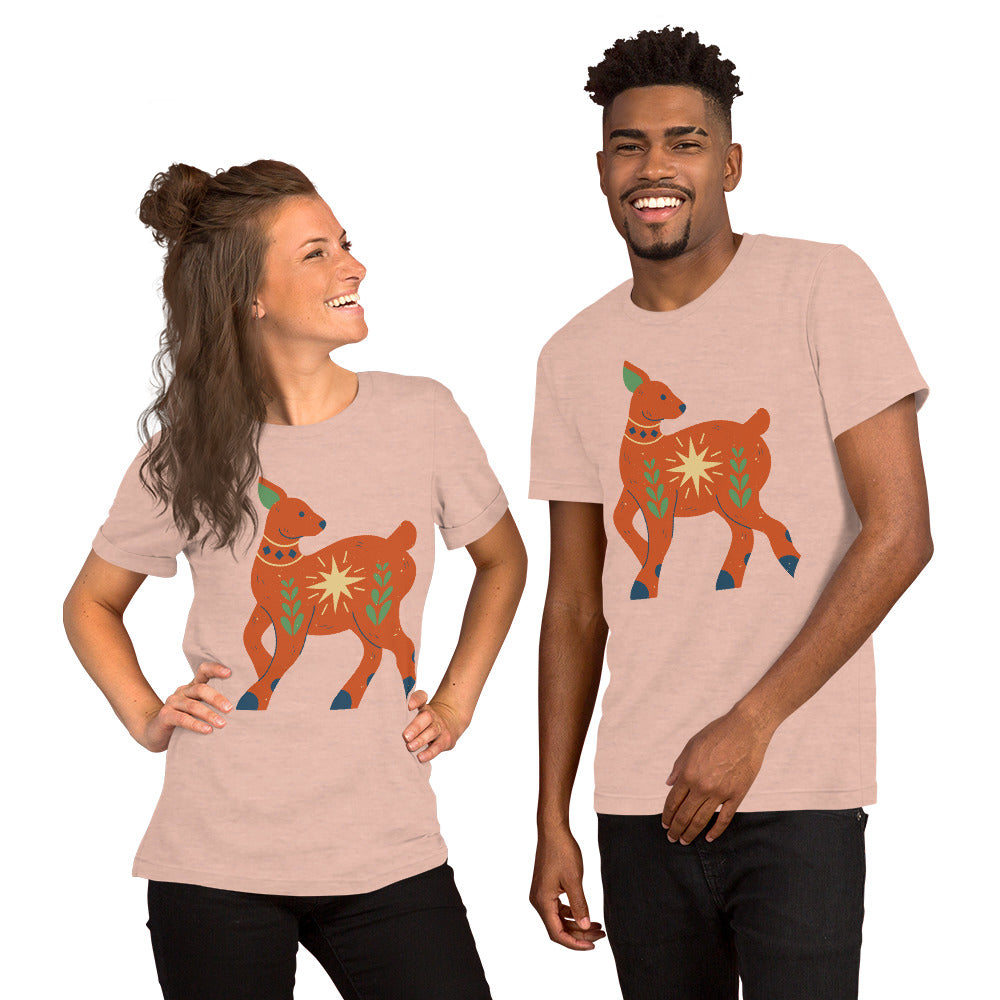 T-shirt unisexe - Cerf De Noël
