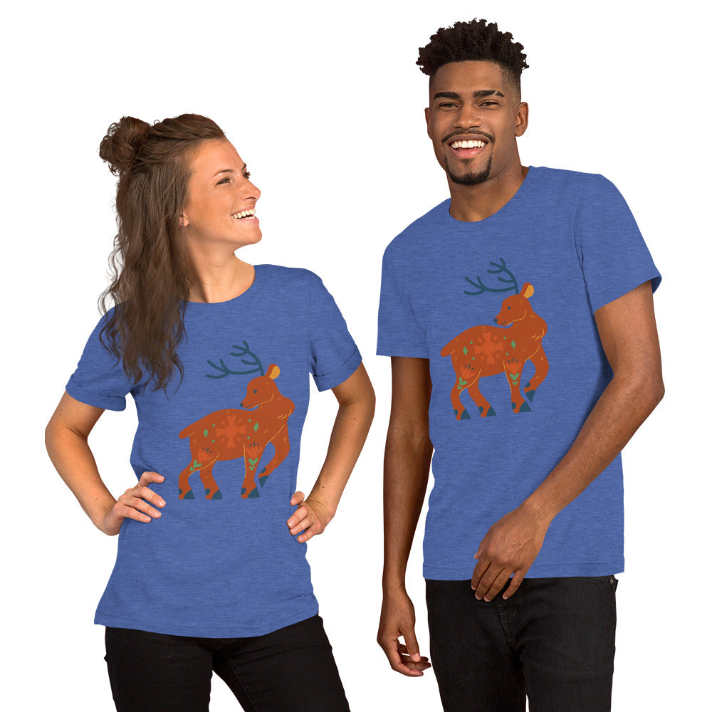 T-shirt unisexe - Cerf De Noël