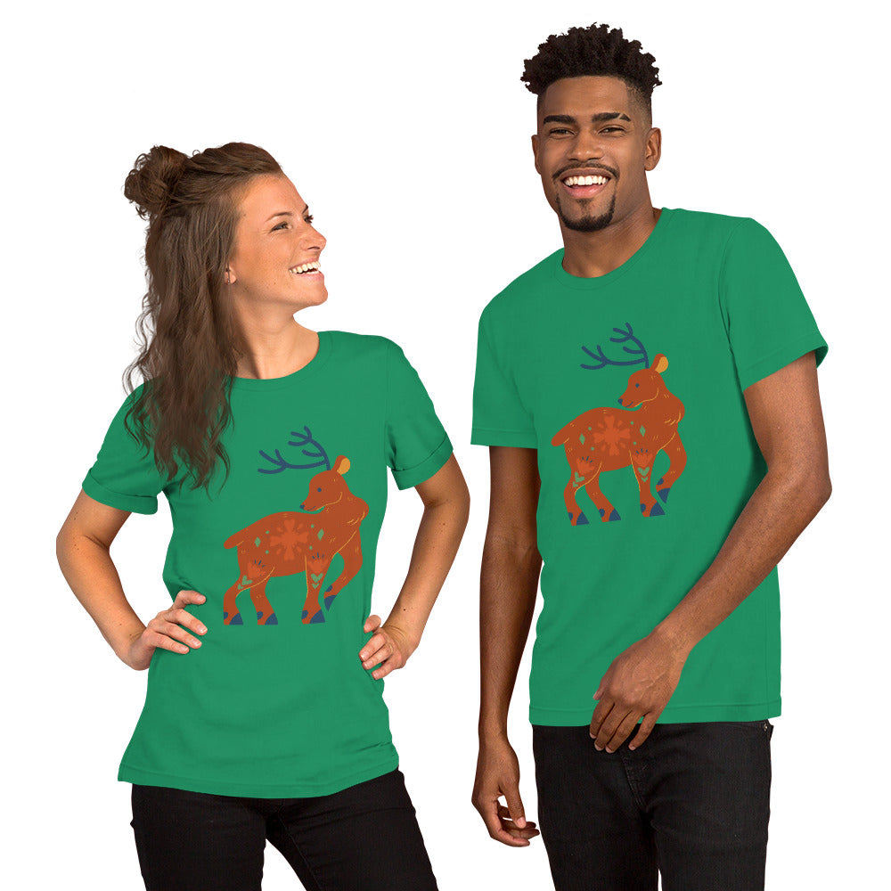 T-shirt unisexe - Cerf De Noël