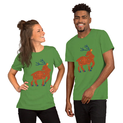 T-shirt unisexe - Cerf De Noël