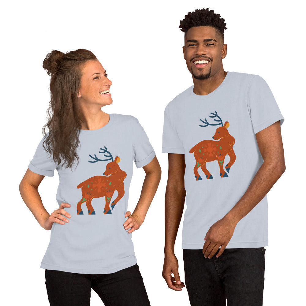 T-shirt unisexe - Cerf De Noël