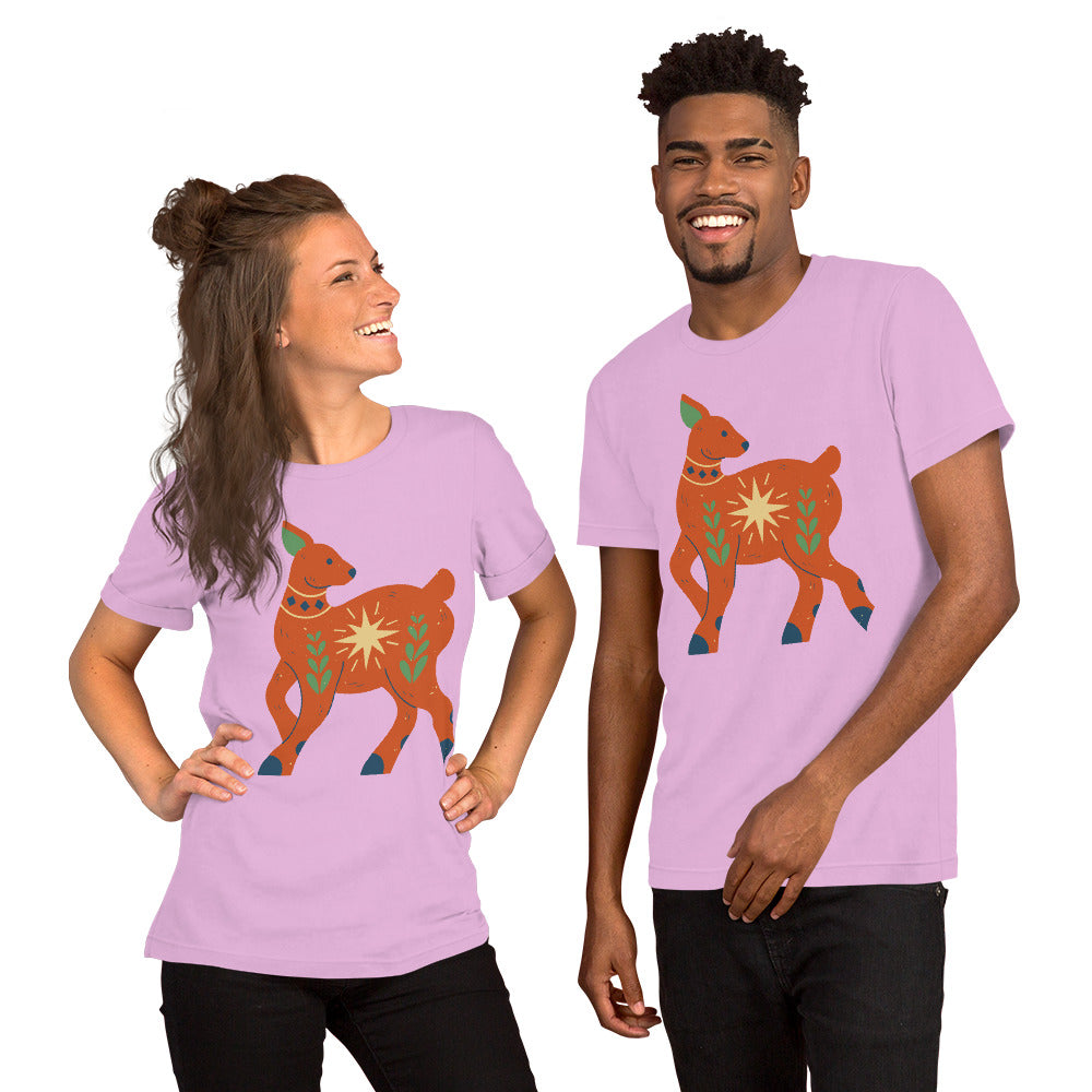 T-shirt unisexe - Cerf De Noël