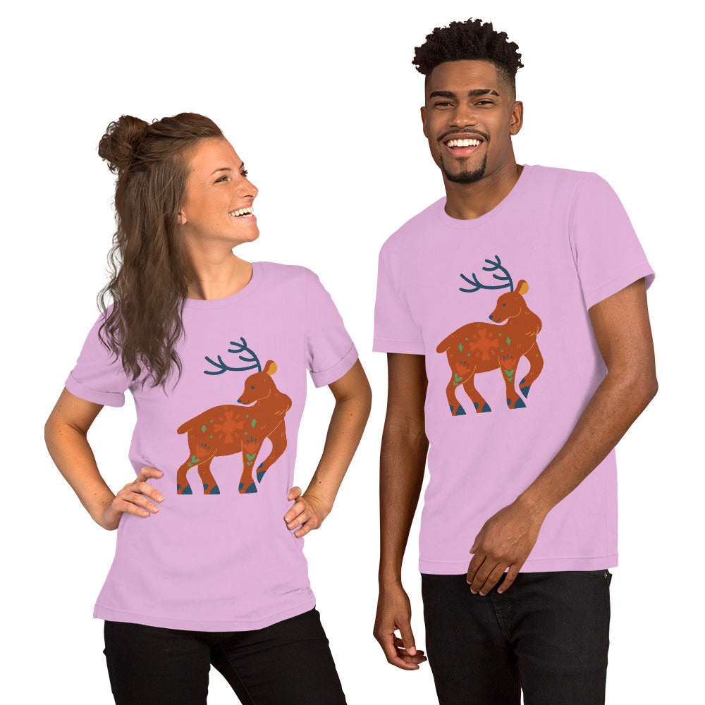 T-shirt unisexe - Cerf De Noël