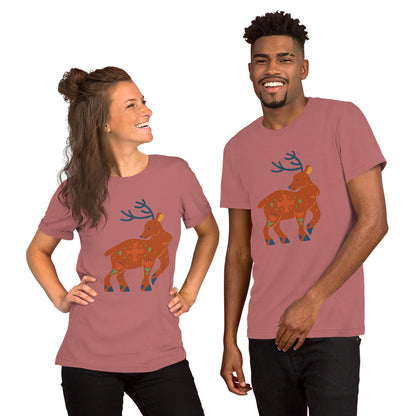 T-shirt unisexe - Cerf De Noël