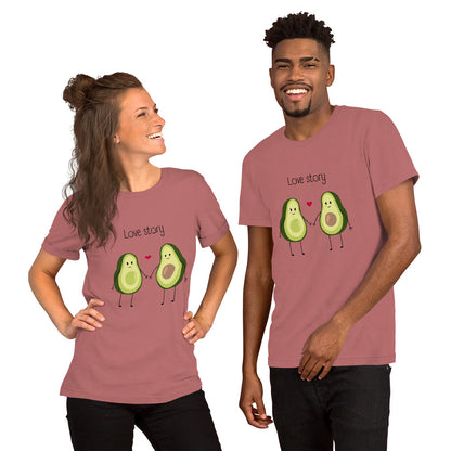 T-shirt unisexe - Avocado Couple
