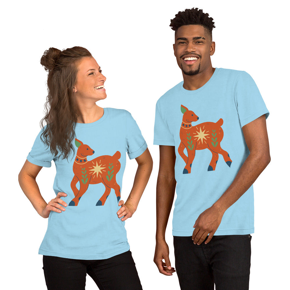 T-shirt unisexe - Cerf De Noël