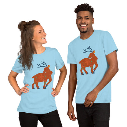 T-shirt unisexe - Cerf De Noël