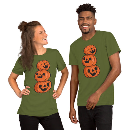 T-shirt unisexe - 3 Citrouilles