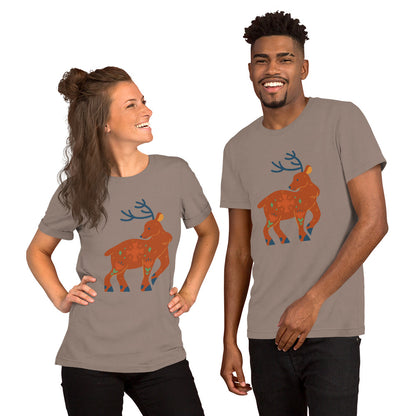 T-shirt unisexe - Cerf De Noël