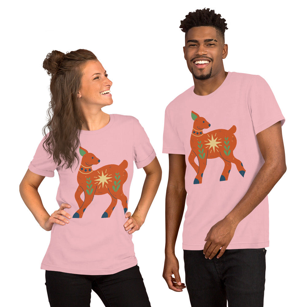 T-shirt unisexe - Cerf De Noël