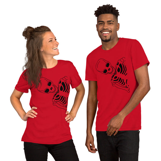 T-shirt unisexe - Squelette