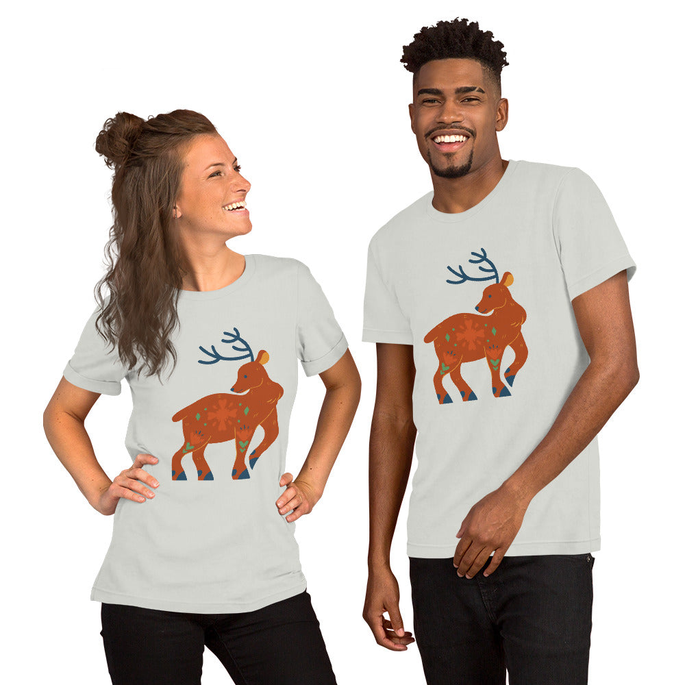 T-shirt unisexe - Cerf De Noël
