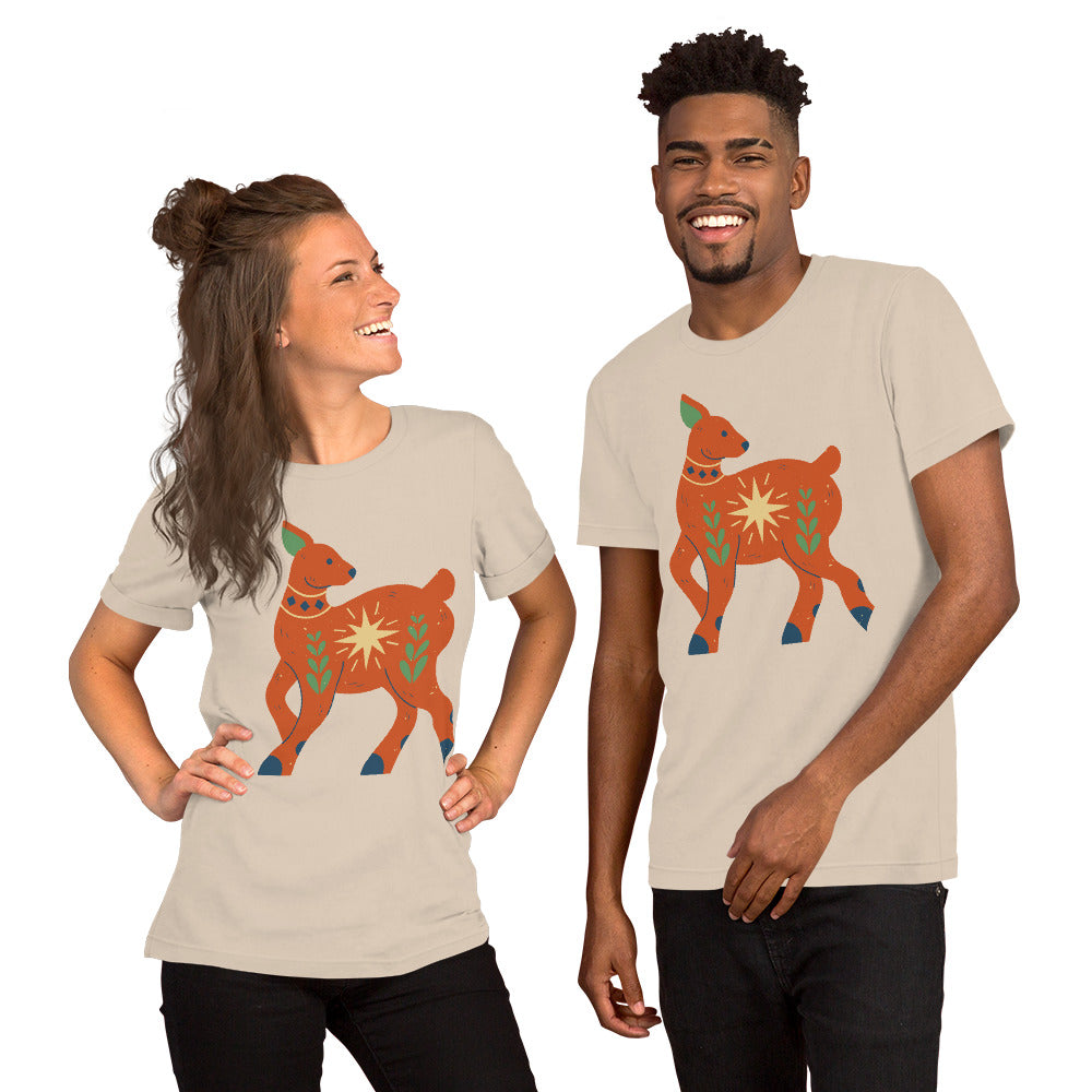 T-shirt unisexe - Cerf De Noël