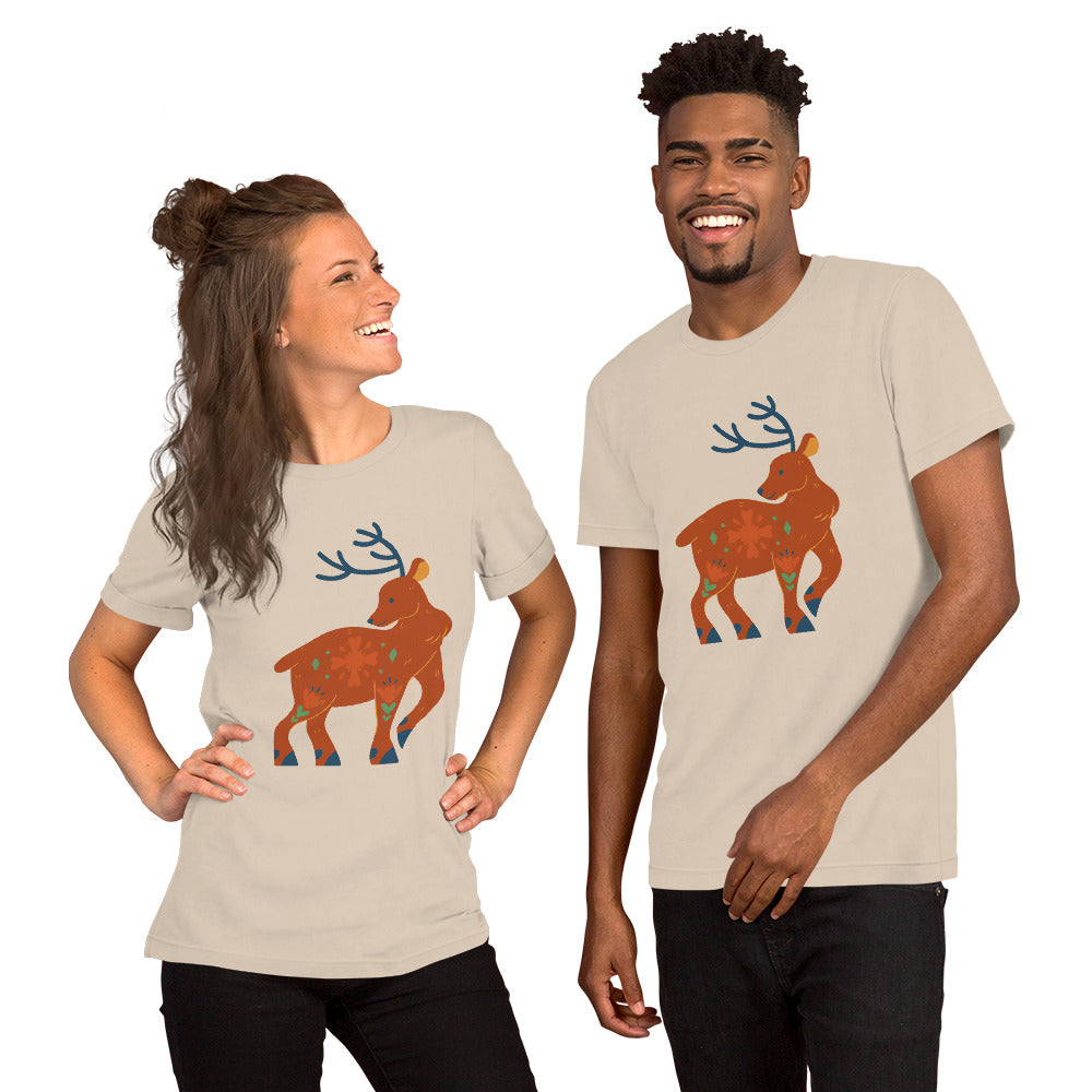 T-shirt unisexe - Cerf De Noël