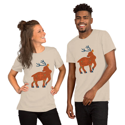 T-shirt unisexe - Cerf De Noël