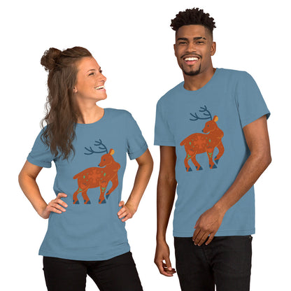 T-shirt unisexe - Cerf De Noël