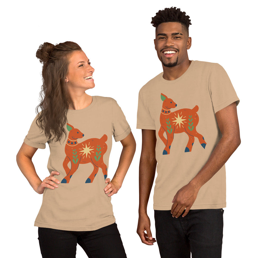 T-shirt unisexe - Cerf De Noël