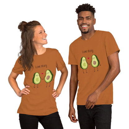 T-shirt unisexe - Avocado Couple