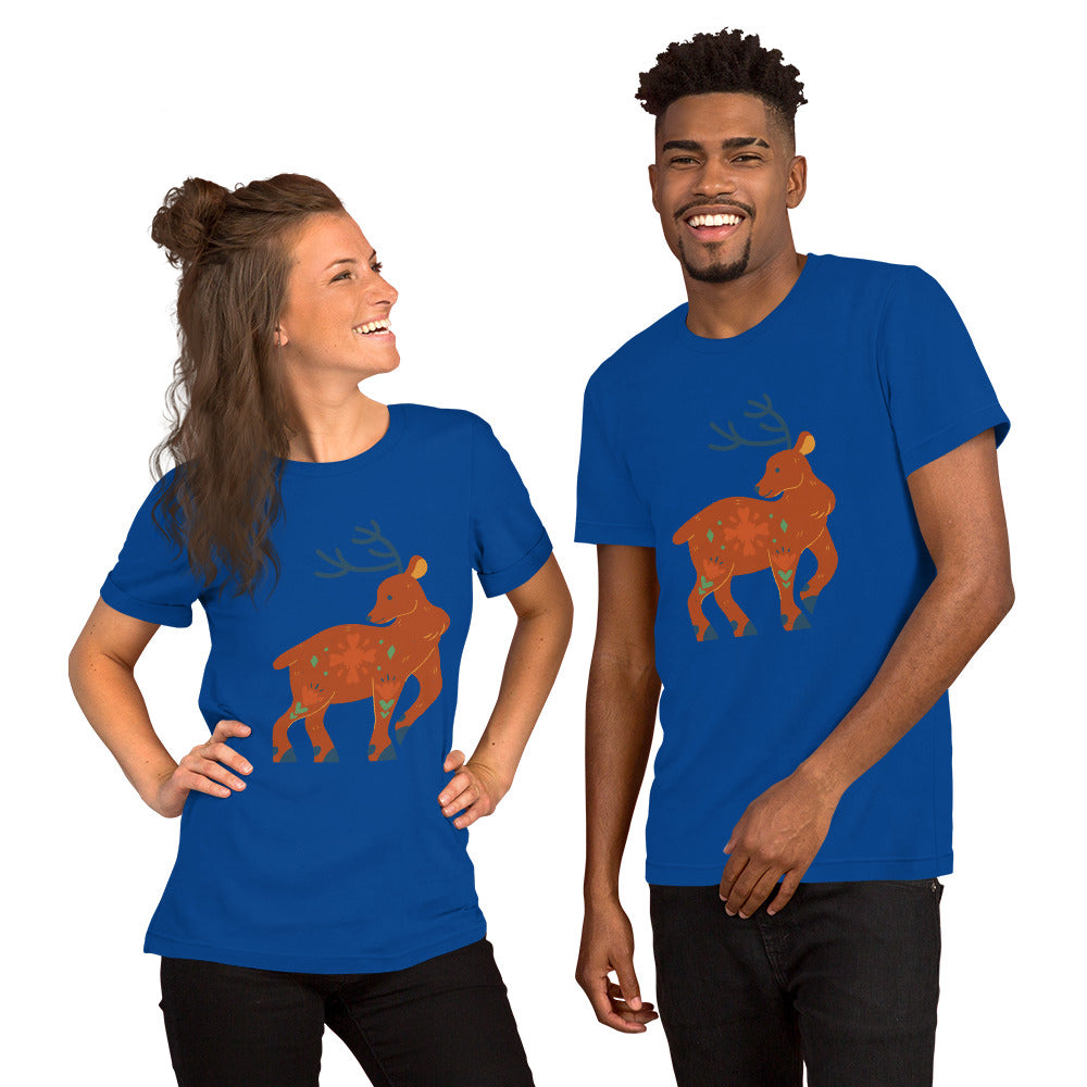 T-shirt unisexe - Cerf De Noël
