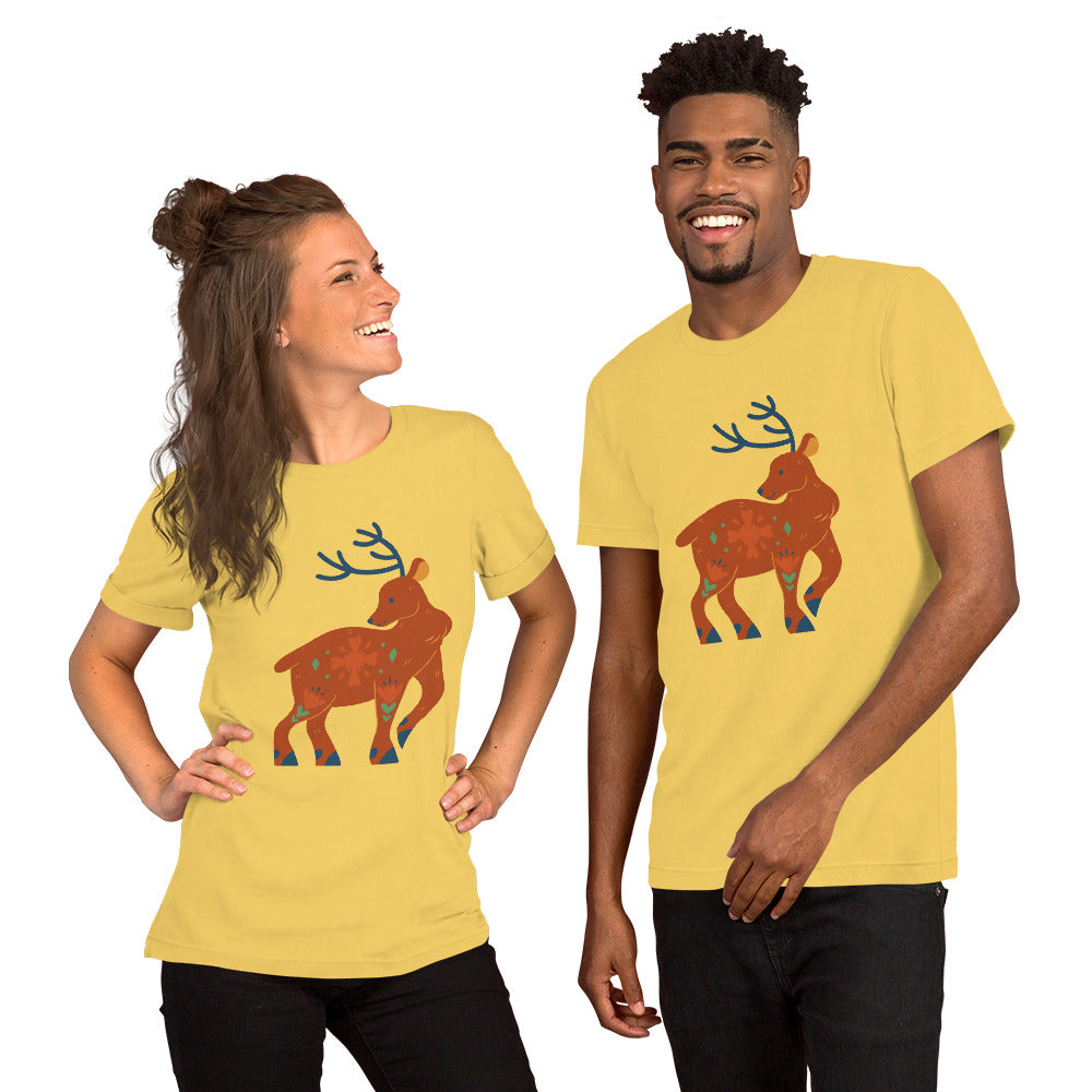 T-shirt unisexe - Cerf De Noël