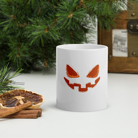 Mug Blanc Brillant - Sourire d'Enfer