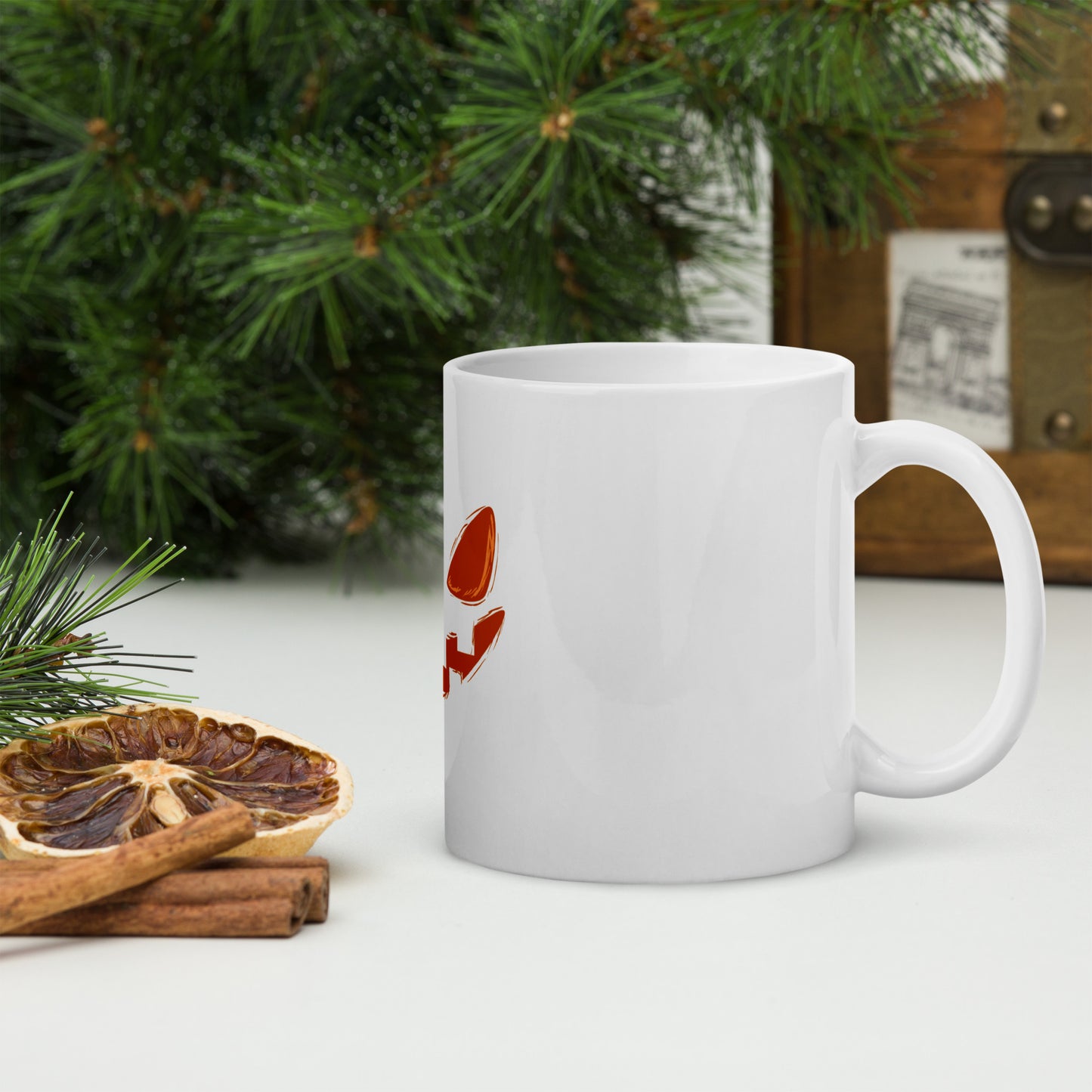 Mug Blanc Brillant - Sourire d'Enfer