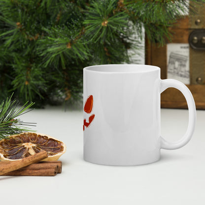 Mug Blanc Brillant - Sourire d'Enfer